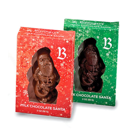 Bissinger's - Christmas - Milk Chocolate Boxed Santa - 2oz