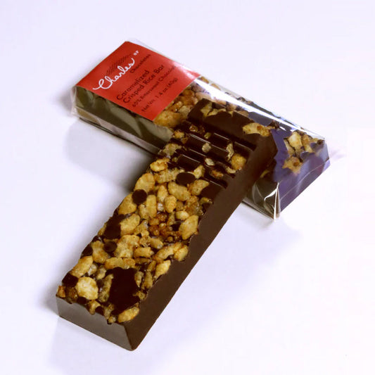 Charles Chocolates - Mini Bars - Caramelized Crisped Rice (Bittersweet Chocolate) 1.4 oz