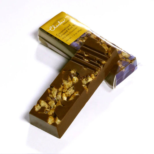 Charles Chocolates - Mini Bars - Caramelized Crisped Rice (Milk Chocolate) 1.4 oz